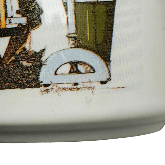 The Artist Coffee Mug Cup 3M Remount Advertising England Rare Vintage 70s - Picture 7 of 8